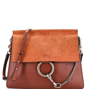 Chloe Faye Shoulder Bag Leather And #240325C67B